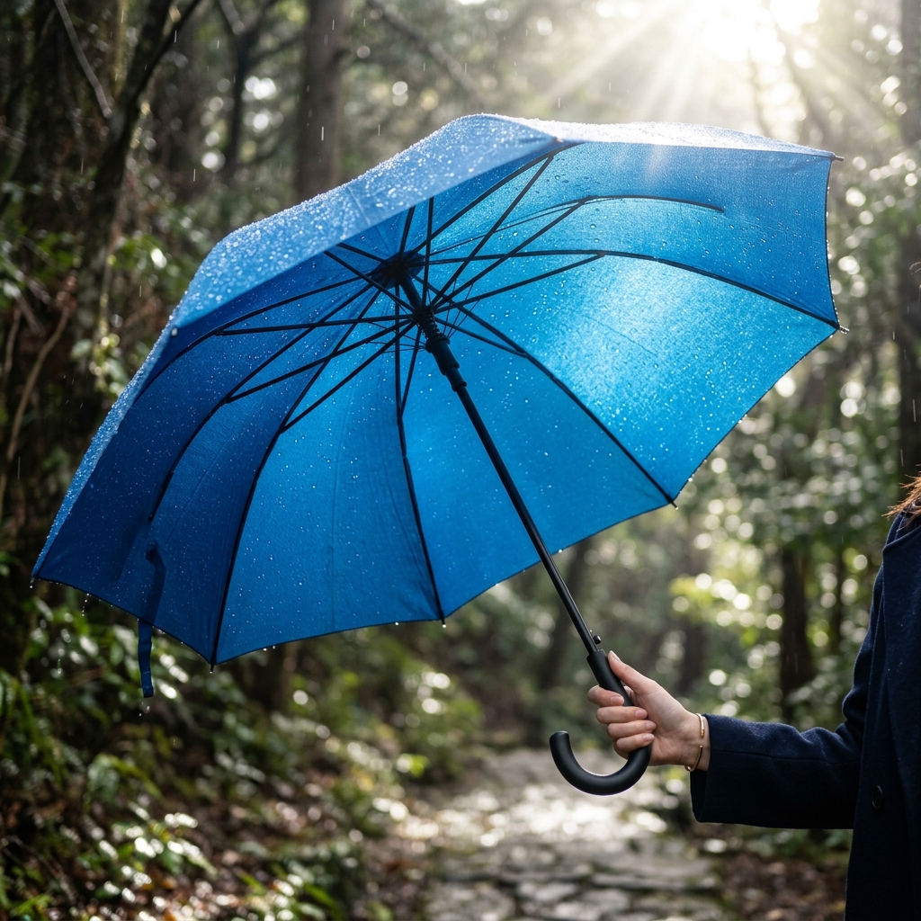高知の傘 仁淀ブルー 晴雨兼用 UVカット
